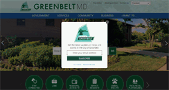 Desktop Screenshot of greenbeltmd.gov